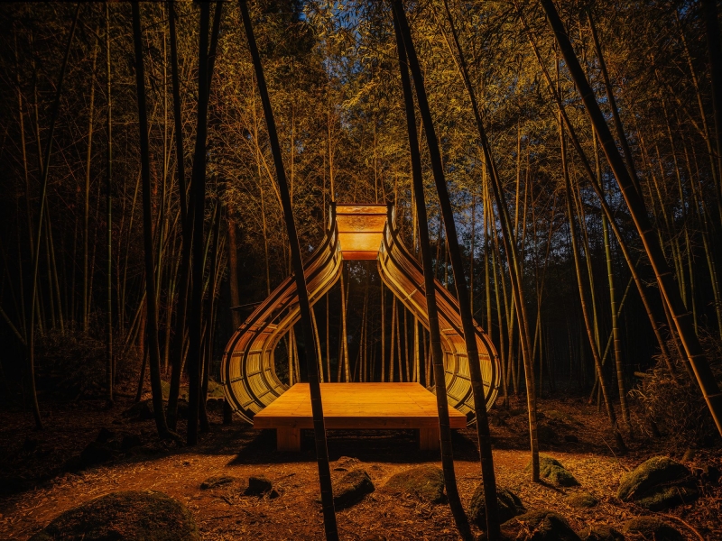 Bamboo Cabin Plan : Sticky Rice Dumpling | Cheng Tsung FENG Design Studio