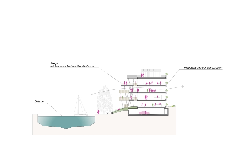 Footbridge on the water Residential Building | LOVE architecture and urbanism