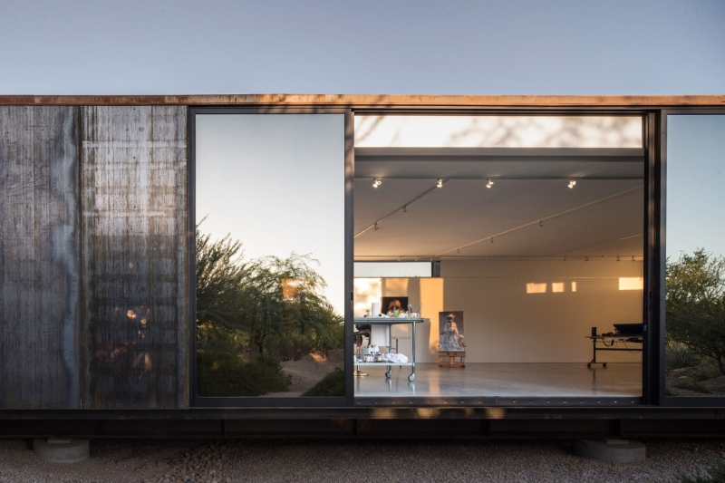 How This Minimal Art Studio Was Designed to Respect the Desert Below