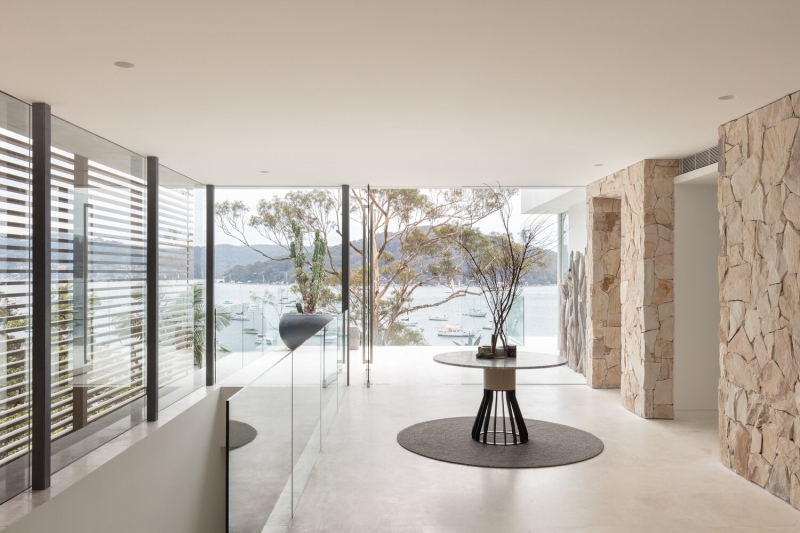 Inside a Multi-Level House That Cascades Down Towards the Water
