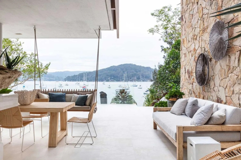 Inside a Multi-Level House That Cascades Down Towards the Water