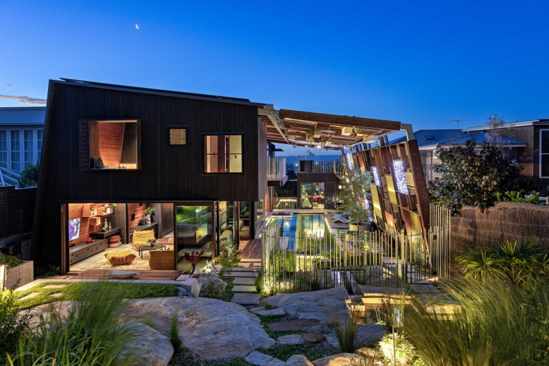 Inside the Carbon Positive Home With a Pool That Feels Like a Creek
