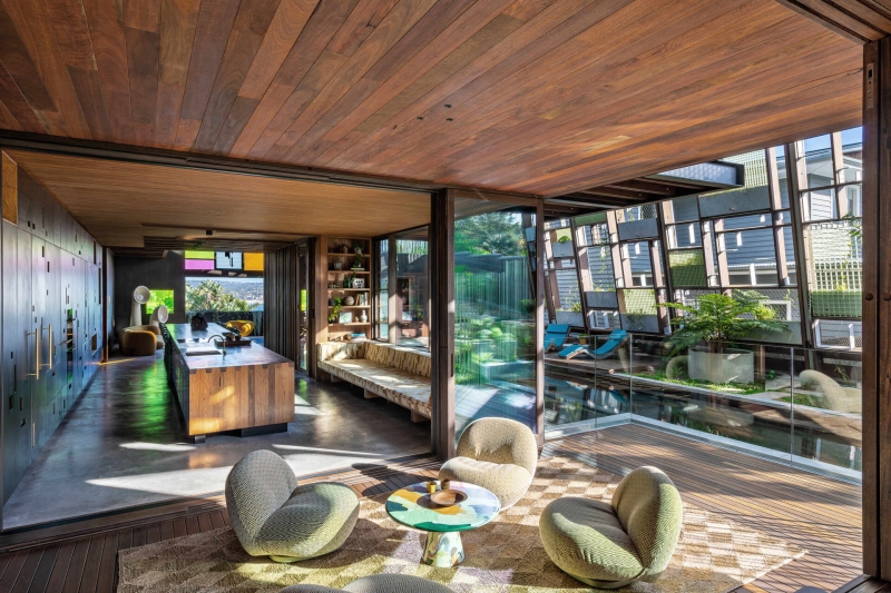 Inside the Carbon Positive Home With a Pool That Feels Like a Creek