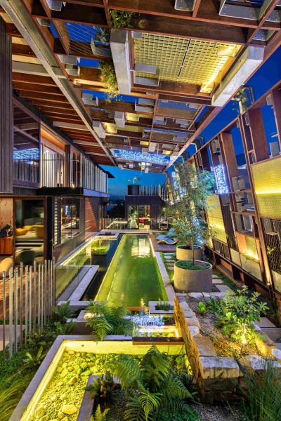 Inside the Carbon Positive Home With a Pool That Feels Like a Creek