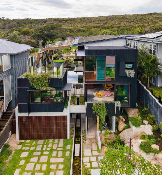 Inside the Carbon Positive Home With a Pool That Feels Like a Creek