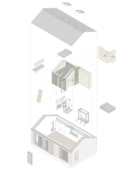 Inside the Pig Sty Turned Contemporary Holiday Stay