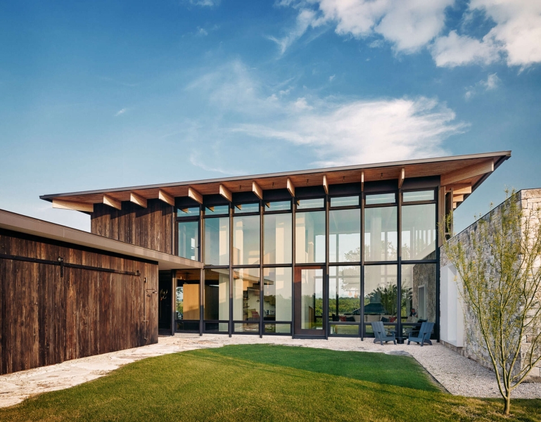 Inside the Remote Texas River House Inspired by Childhood Camping Memories