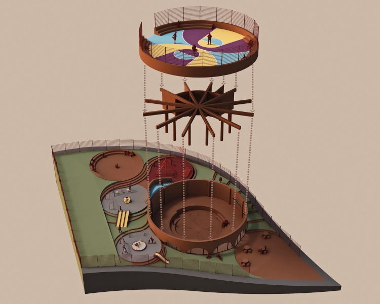 UH Infonavit Santa Fe Community Park | AMASA Estudio