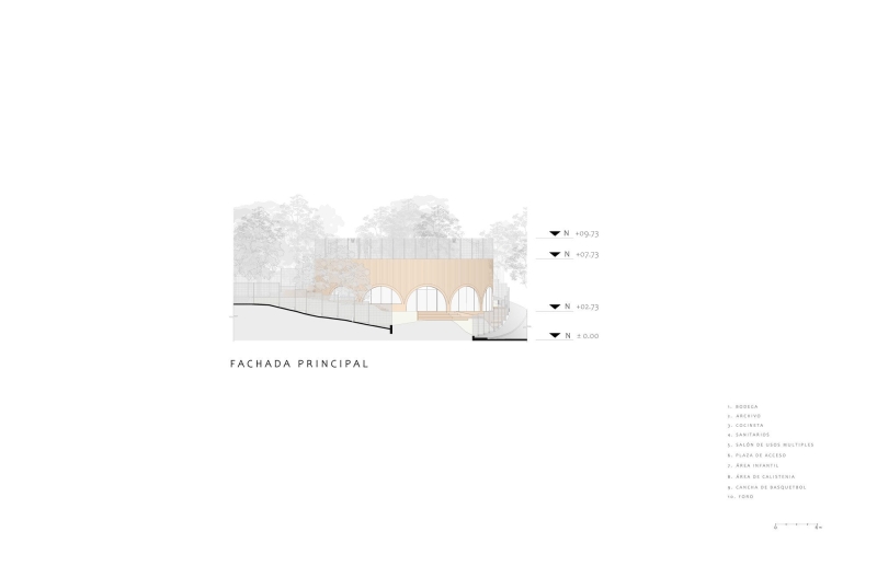 UH Infonavit Santa Fe Community Park | AMASA Estudio