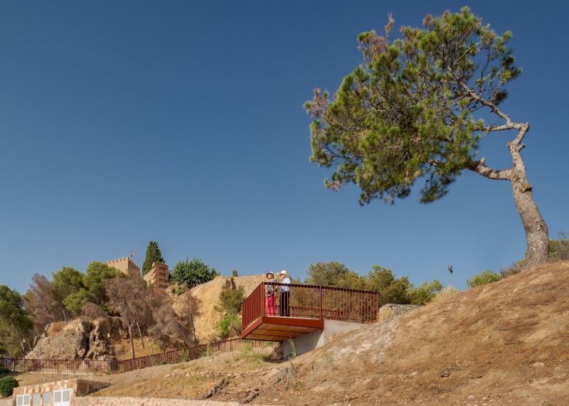 Viewpoint Garden at the Alcazaba-Fortress of V&eacute;lez-M&aacute;laga | Terral Arquitectos