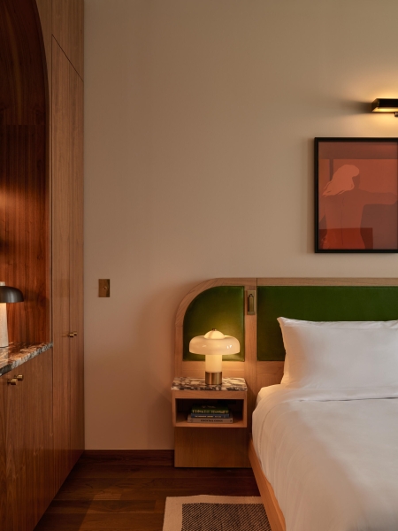 A 1960s Mid-Century Bank Becomes a Hotel Built for City Life