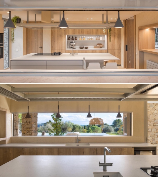 A Mediterranean Stone House Made for Poolside Living