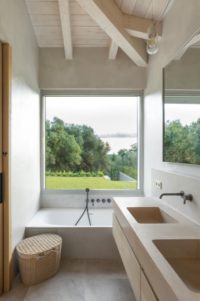 A Mediterranean Stone House Made for Poolside Living