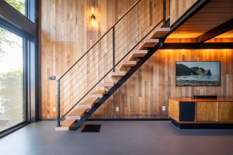 A Mid-Century Cabin Rises Above Floodwaters With Modern Upgrades