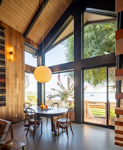 A Mid-Century Cabin Rises Above Floodwaters With Modern Upgrades