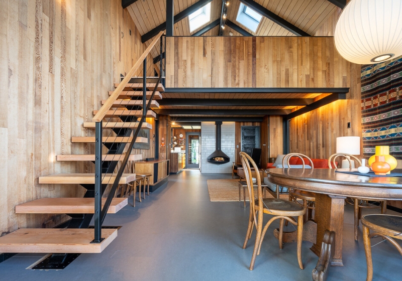 A Mid-Century Cabin Rises Above Floodwaters With Modern Upgrades