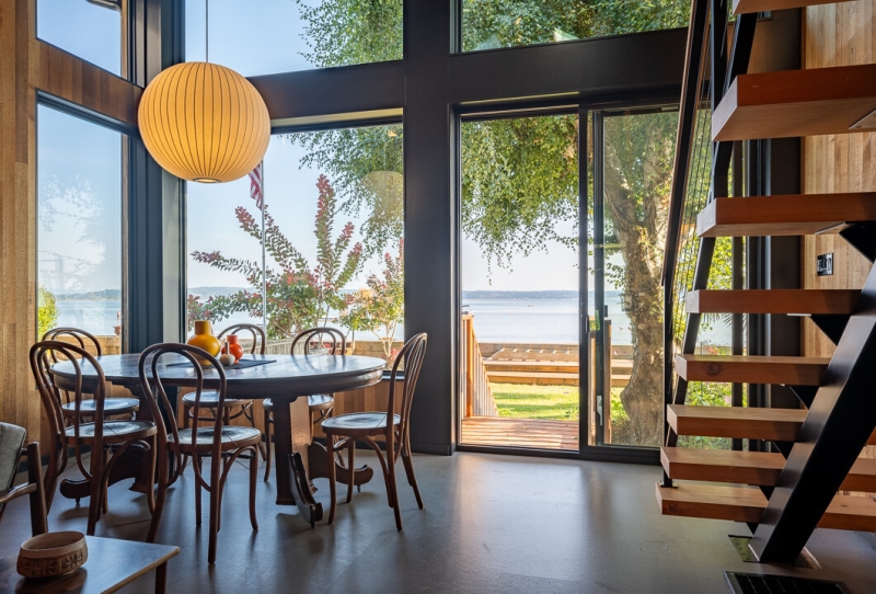 A Mid-Century Cabin Rises Above Floodwaters With Modern Upgrades