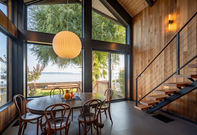 A Mid-Century Cabin Rises Above Floodwaters With Modern Upgrades