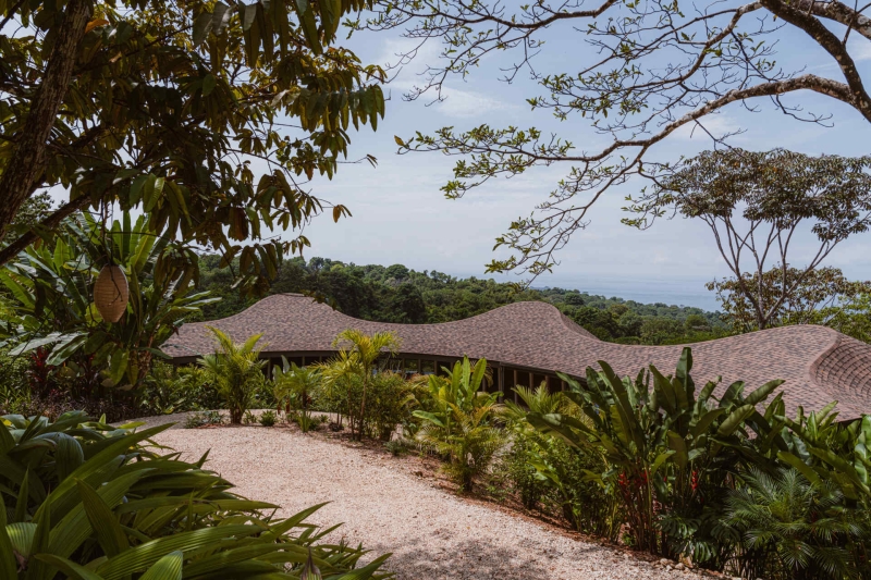 A Modular Structure That Allows a Roof to Flow Like the Landscape