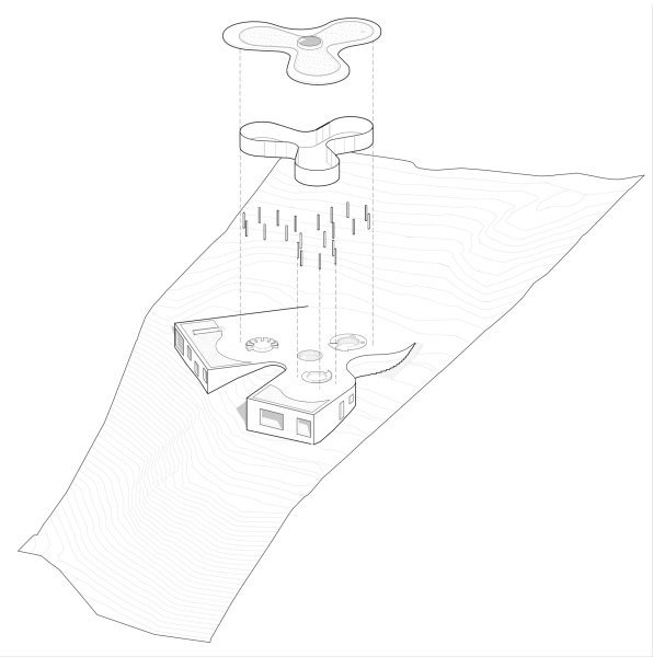 An Amoeba-Shaped Glass Home Perched Above the Chilean Coast