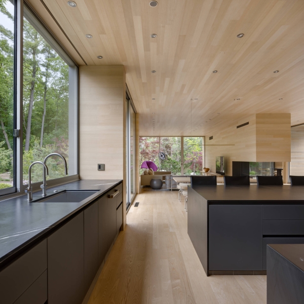 Black Slate, White Ash, and the Landscape That Shapes a Modern Home