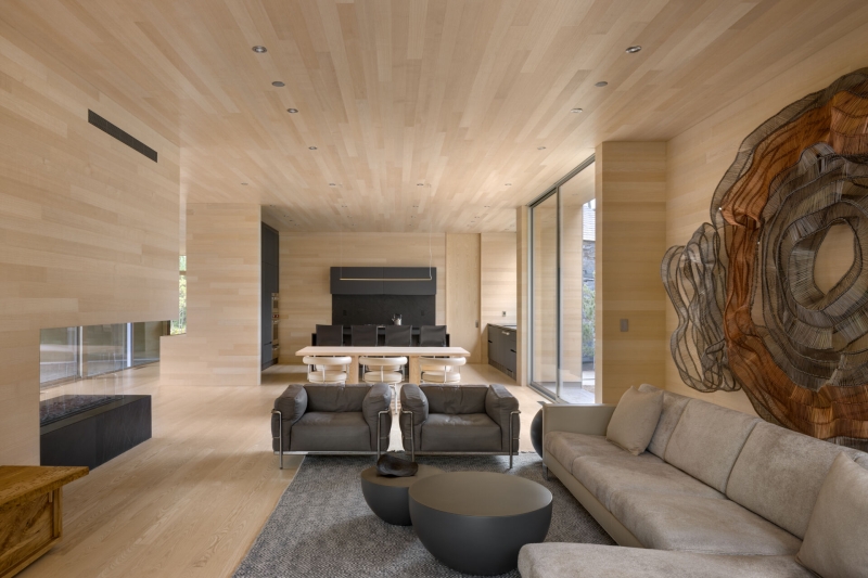 Black Slate, White Ash, and the Landscape That Shapes a Modern Home