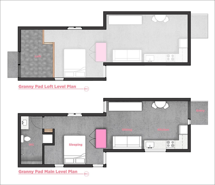 From Humble Garage to Stylish Granny Pad