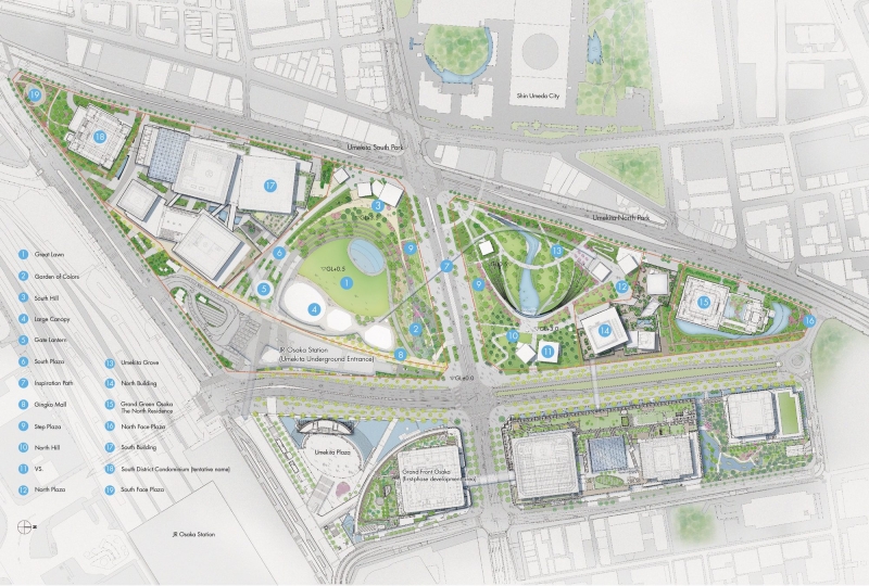 Grand Green Osaka | GGN + Nikken Sekkei + Mitsubishi Jisho Design + Obayashi Corporation + Takenaka Corporation + SANAA