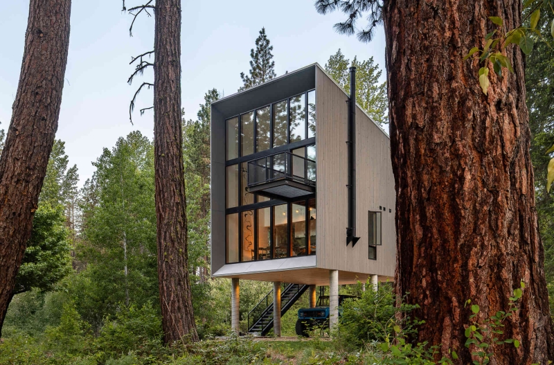 He Camped Here for 10 Years. Then He Built a Cabin That Finally Let Him Stay