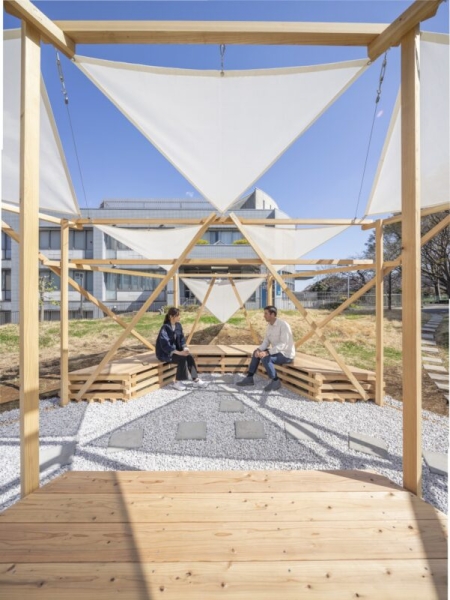 Hiyoshi Pavilion | Jorge Almaz&aacute;n + Keio University Studiolab