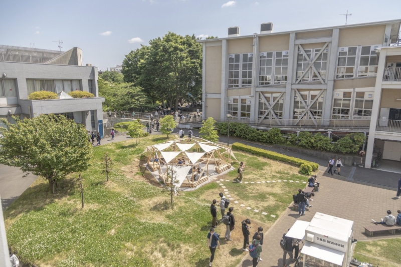 Hiyoshi Pavilion | Jorge Almaz&aacute;n + Keio University Studiolab