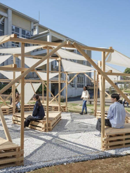 Hiyoshi Pavilion | Jorge Almaz&aacute;n + Keio University Studiolab