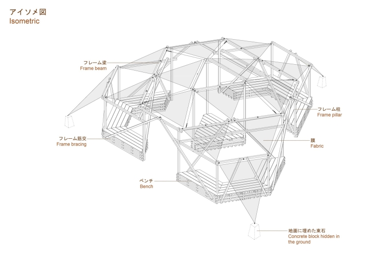 Hiyoshi Pavilion | Jorge Almaz&aacute;n + Keio University Studiolab