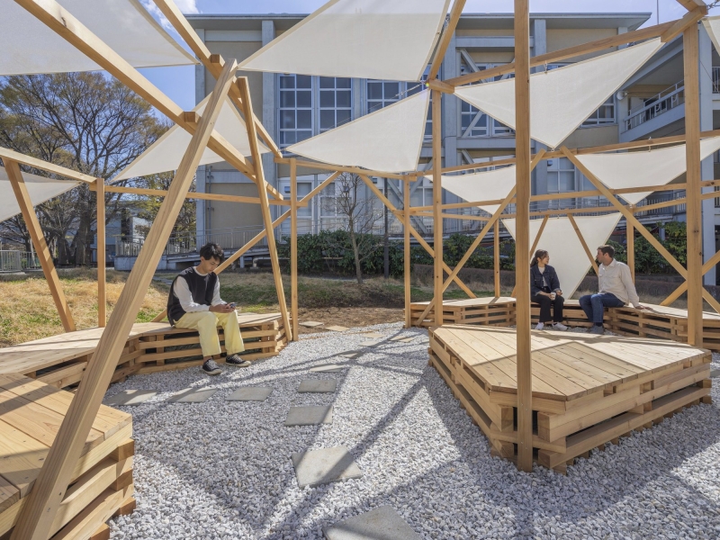 Hiyoshi Pavilion | Jorge Almaz&aacute;n + Keio University Studiolab