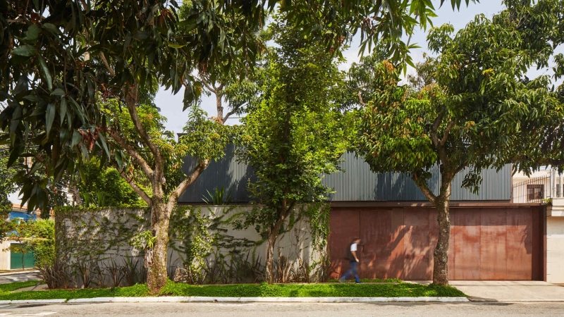 How an Architect Built His Own Home to Feel Invisible From the Street