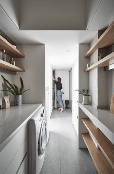 Inside a 189 Square Foot Apartment designed for a Life Between Countries