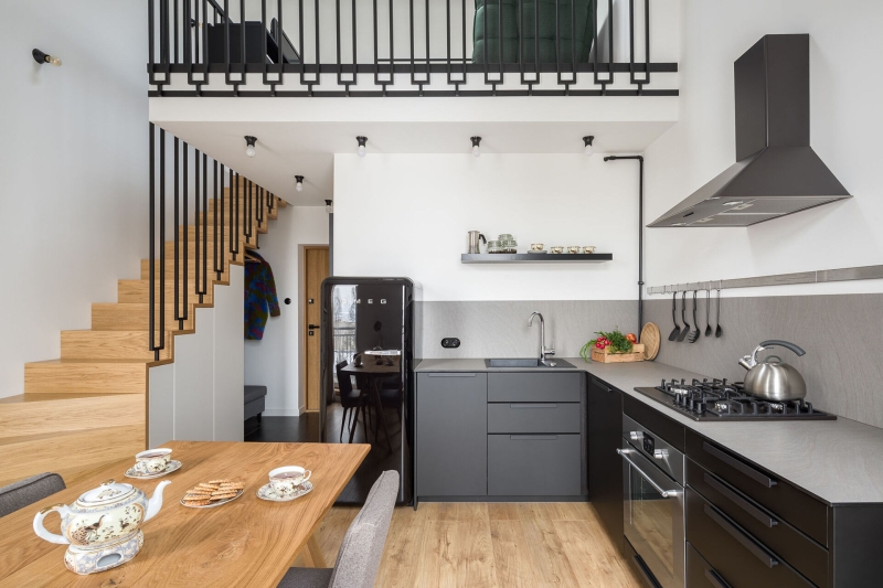 Inside a 559 Square Foot Apartment that Flips the Usual Layout and Feels Surprisingly Large