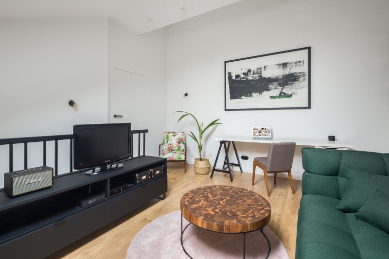 Inside a 559 Square Foot Apartment that Flips the Usual Layout and Feels Surprisingly Large