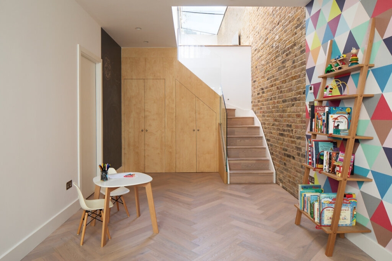 Inside the Bright London Townhouse with a Playful Basement Below