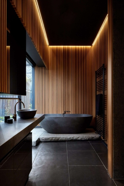 Inside the Home Renovation that Embraces Timber and Black Accents
