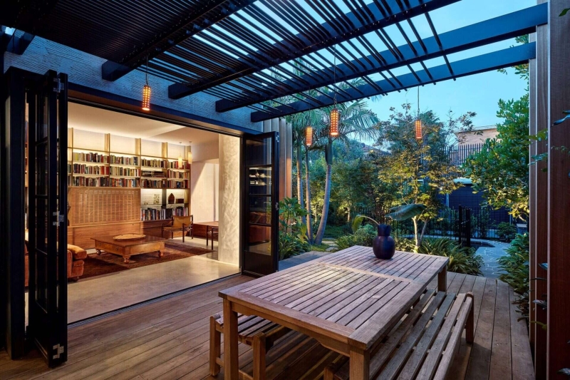 Inside the Home Renovation that Embraces Timber and Black Accents