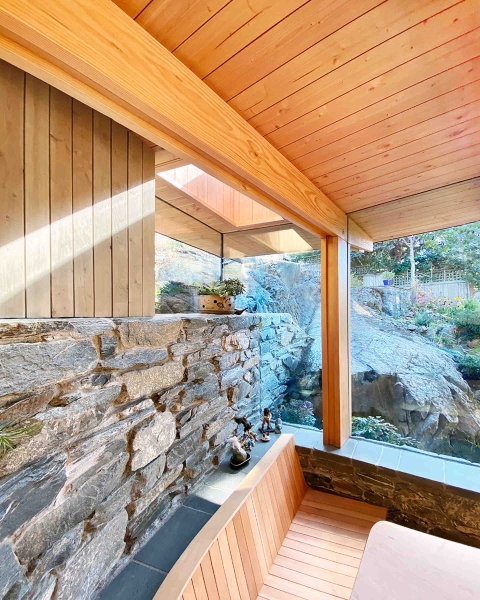 Instead of Moving the Rock, They Built the Addition to Fit It