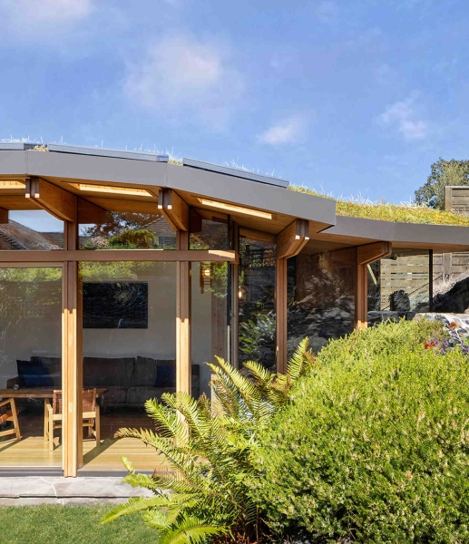 Instead of Moving the Rock, They Built the Addition to Fit It