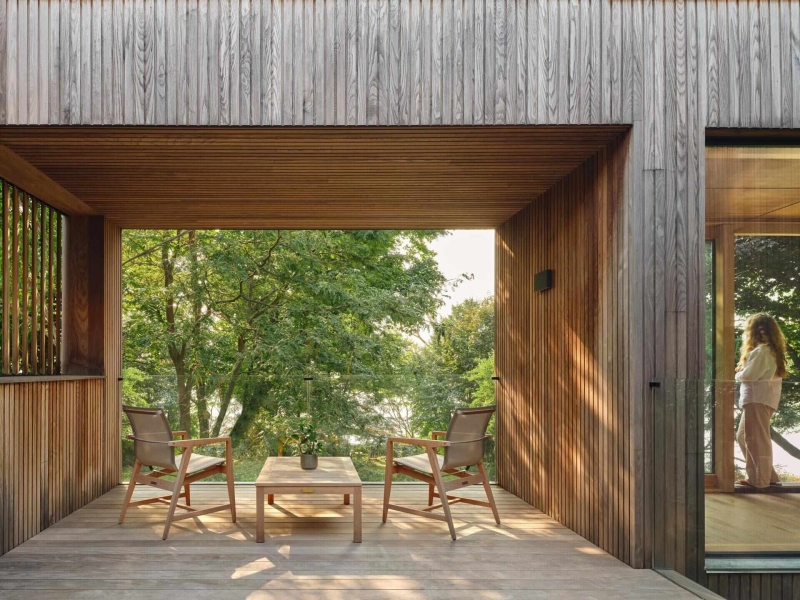 Perched Above Lake Ontario, This Home Was Designed Section by Section