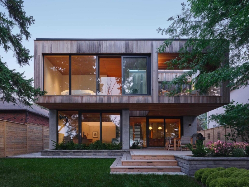 Perched Above Lake Ontario, This Home Was Designed Section by Section