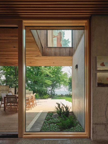 Perched Above Lake Ontario, This Home Was Designed Section by Section