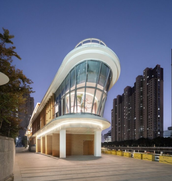 The Canopy Pavilion by the Canal | AESEU Architectural Technology and Art studio
