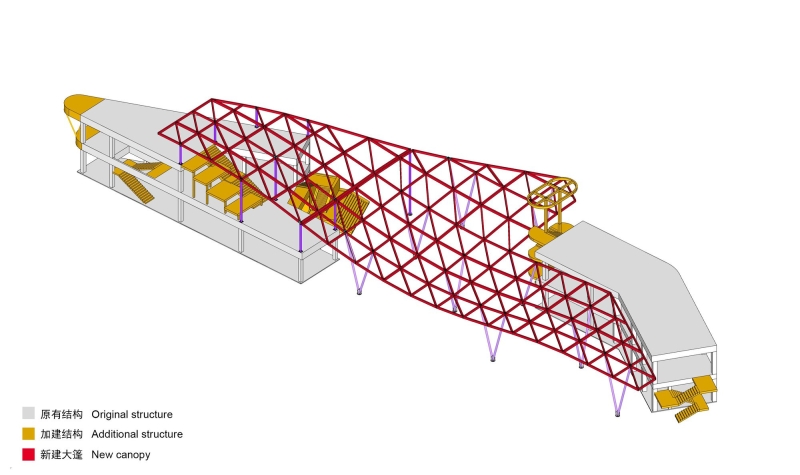 The Canopy Pavilion by the Canal | AESEU Architectural Technology and Art studio