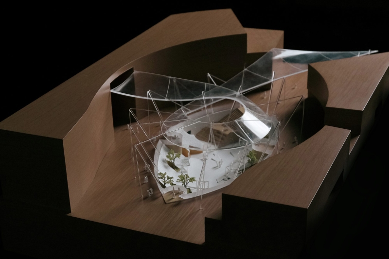 The Floating Courtyard &ndash; Underground Entrance Plaza Renovation | Deep Origin Lab