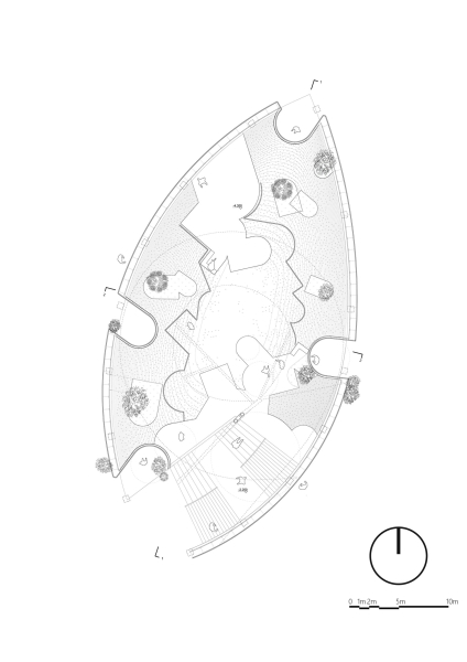 The Floating Courtyard &ndash; Underground Entrance Plaza Renovation | Deep Origin Lab